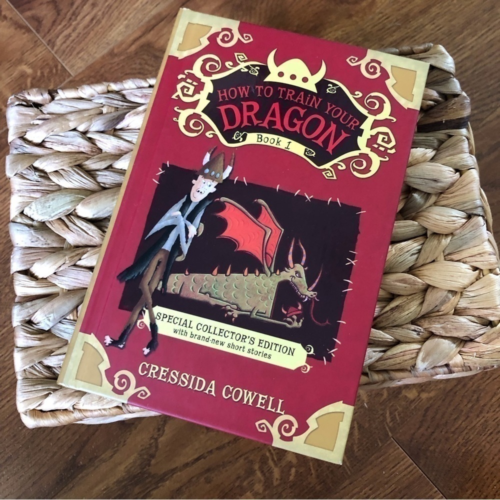 How to Train Your Dragon, book 1, special collector’s edition, hardcover book